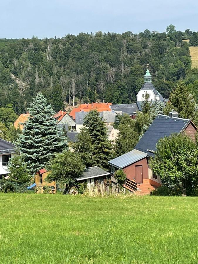 Ferienwohnung Am Schloss Lauenstein Im Erzgebirge Exteriör bild